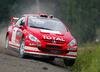 Peugeot 307 WRC bei der Rallye Gro�britannien (16. bis 19. September 2004) - Peugeot f�hrt in Wales auf Sieg 